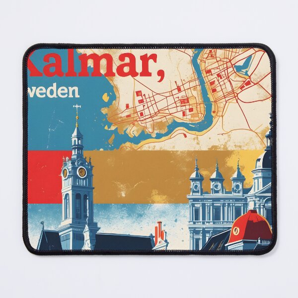 Item preview, Kalmar Sweden 1950s Vintage Travel Tourism designed and sold by TravelersGems.