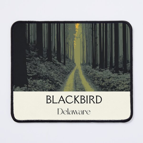 Item preview, Blackbird Delaware State Forest | Woodland Birds Art Print designed and sold by TuncGK.