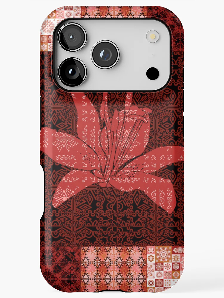 Thumbnail 1 of 4, iPhone Case, Flower patchwork10 designed and sold by Design4uStudio.