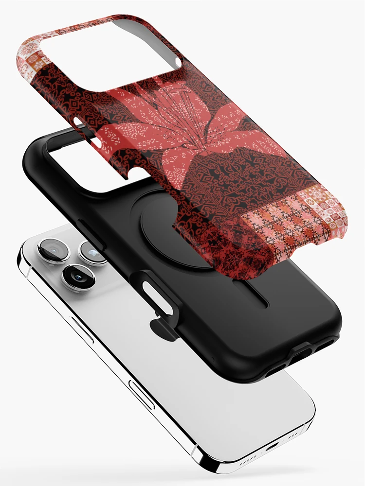 Thumbnail 2 of 4, iPhone Case, Flower patchwork10 designed and sold by Design4uStudio.