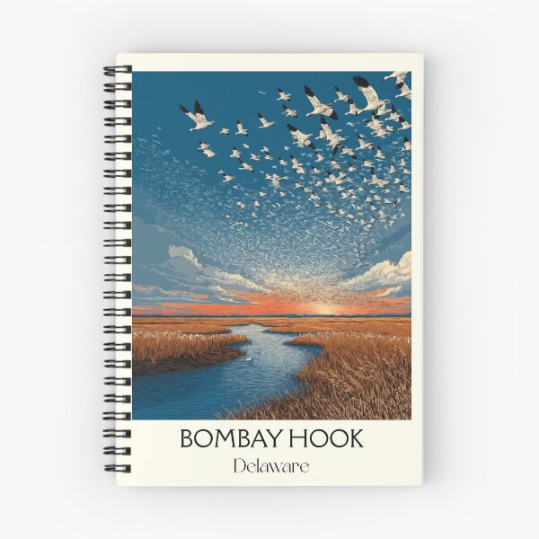 Item preview, Bombay Hook Delaware Marsh | Migratory Birds Art Print designed and sold by TuncGK.