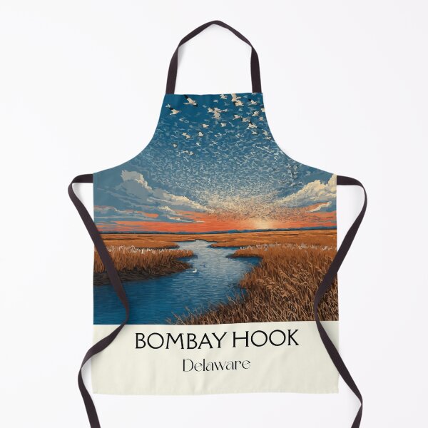 Item preview, Bombay Hook Delaware Marsh | Migratory Birds Art Print designed and sold by TuncGK.