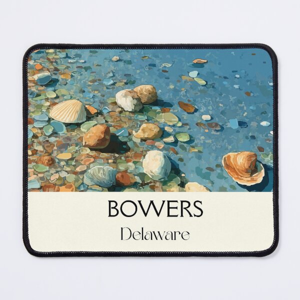 Item preview, Bowers Delaware Bay Beach | Seashell Shore Art Print designed and sold by TuncGK.