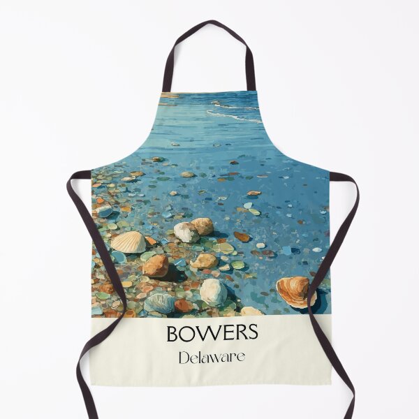 Item preview, Bowers Delaware Bay Beach | Seashell Shore Art Print designed and sold by TuncGK.