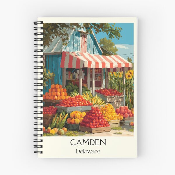 Item preview, Camden Delaware Farmers Market | Fresh Produce Art Print designed and sold by TuncGK.