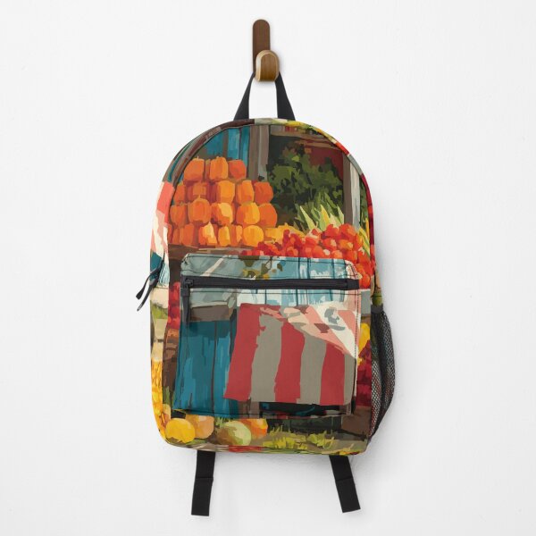 Item preview, Camden Delaware Farmers Market | Fresh Produce Art Print designed and sold by TuncGK.