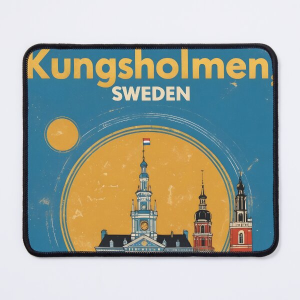 Item preview, Kungsholmen Sweden 1950s Vintage Travel Tourism designed and sold by TravelersGems.