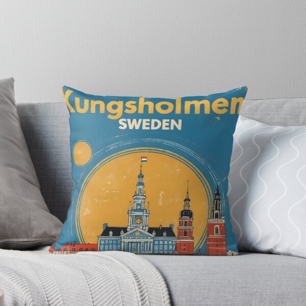 Item preview, Kungsholmen Sweden 1950s Vintage Travel Tourism designed and sold by TravelersGems.