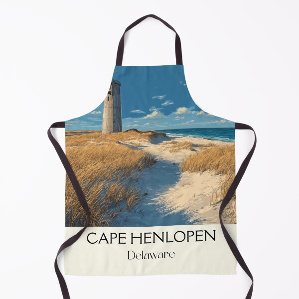 Item preview, Cape Henlopen Delaware Dune | Coastal Tower Art Print designed and sold by TuncGK.
