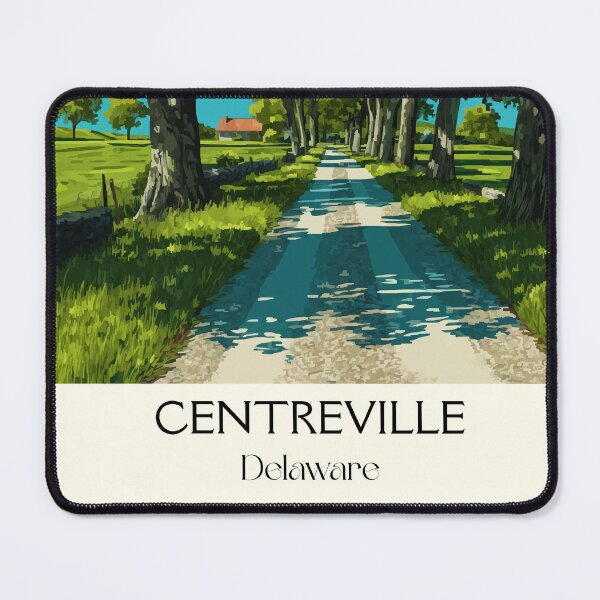 Item preview, Centreville Delaware Country Road | Rolling Hills Art Print designed and sold by TuncGK.
