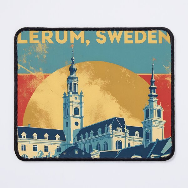 Item preview, Lerum Sweden 1950s Vintage Travel Tourism designed and sold by TravelersGems.