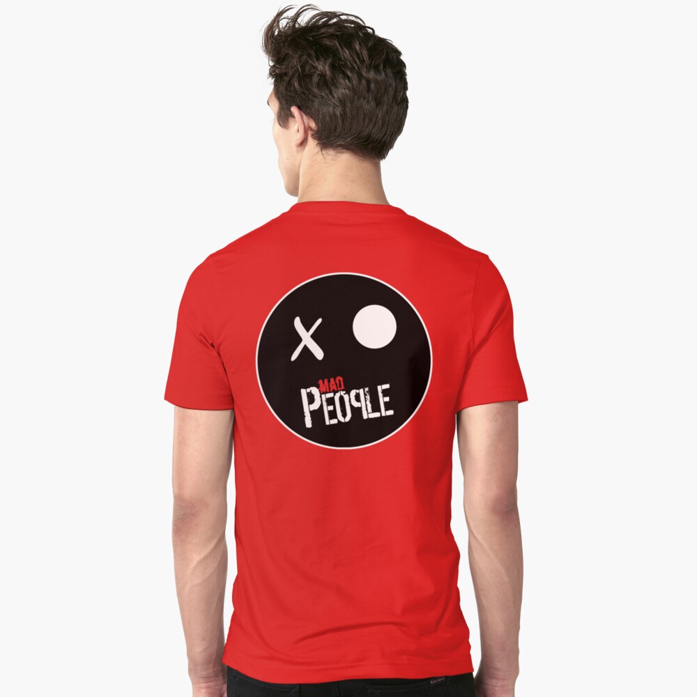 Mad People, logotipo - Banda de rock española Camiseta ajustada