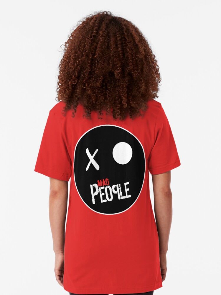 Vista alternativa de Camiseta ajustada Mad People, logotipo - Banda de rock española