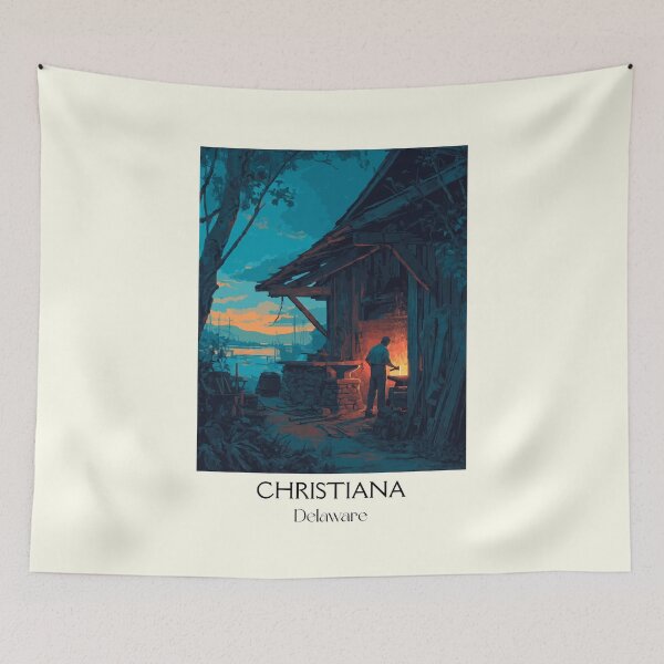 Item preview, Christiana Delaware Grist Mill | Historic Landmark Art Print designed and sold by TuncGK.