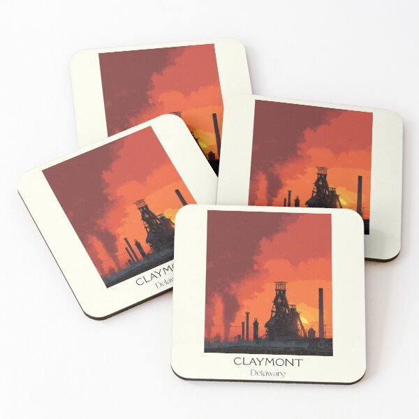 Item preview, Claymont Delaware Industry | Steel Mill Sunset Art Print designed and sold by TuncGK.