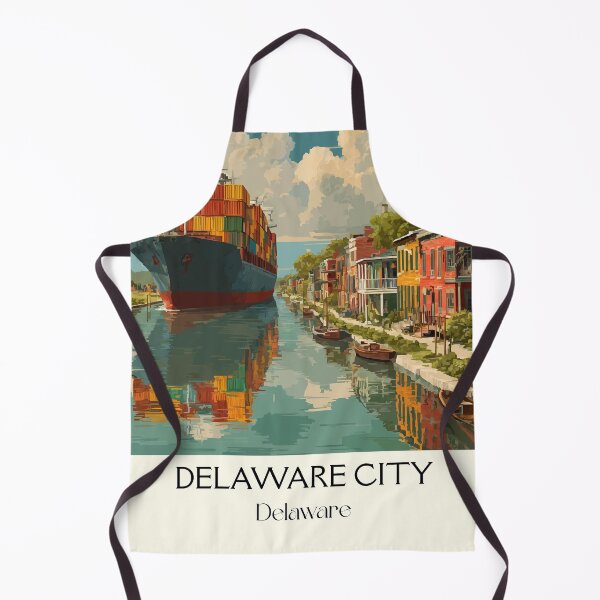 Item preview, Delaware City Canal | Historic Port Town Art Print designed and sold by TuncGK.