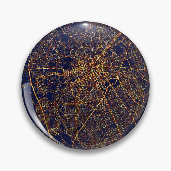 Item preview, Curitiba, Paraná, Brazil Map - City At Night designed and sold by deMAP.