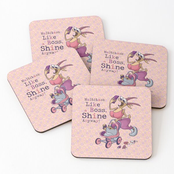 Item preview, Funny Gazelle Mom Multitasking with Flair designed and sold by Pink Writer.