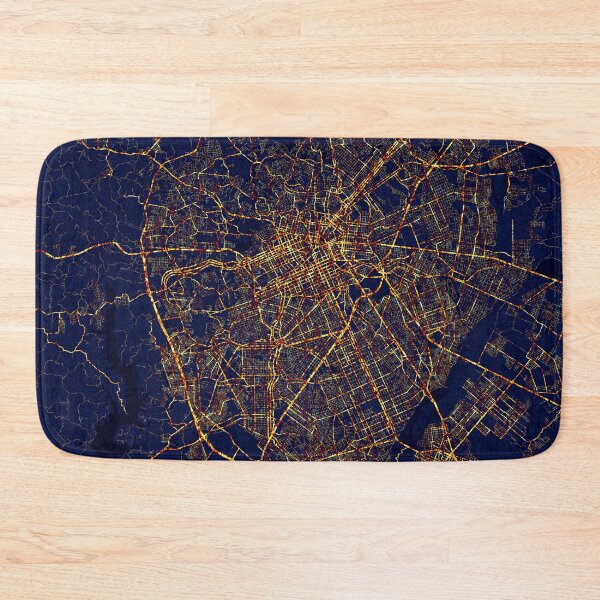 Item preview, Curitiba, Paraná, Brazil Map - City At Night designed and sold by deMAP.
