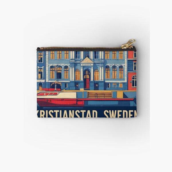 Item preview, Kristianstad Sweden 1950s Vintage Travel Tourism designed and sold by TravelersGems.