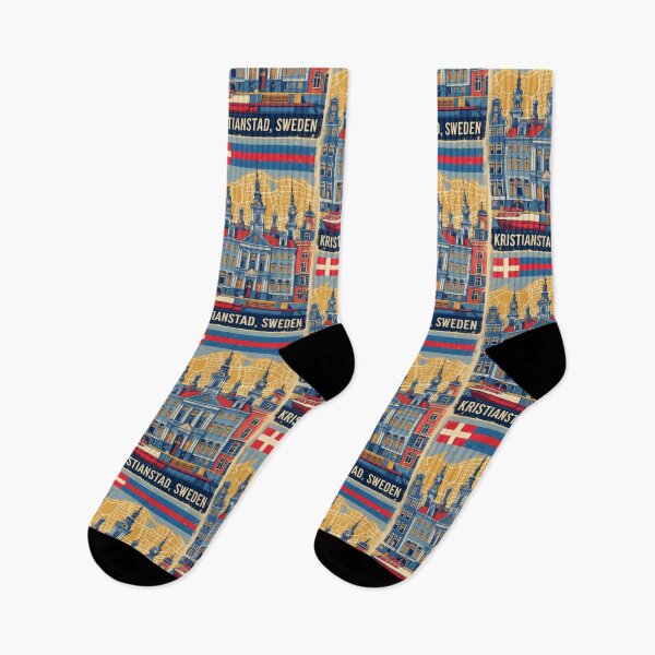 Item preview, Kristianstad Sweden 1950s Vintage Travel Tourism designed and sold by TravelersGems.