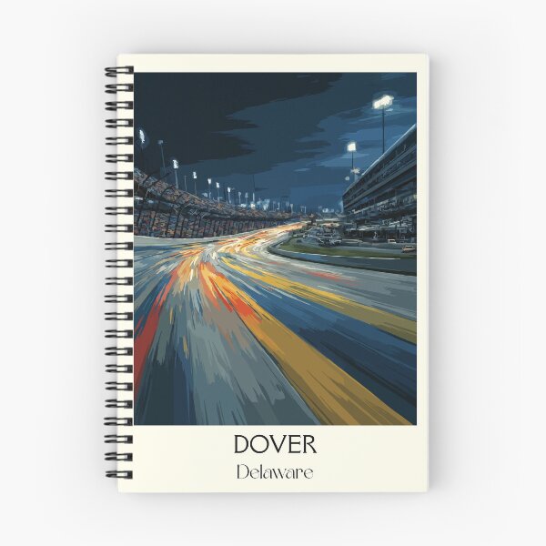Item preview, Dover Delaware Speedway | Abstract Racing Lights Art Print designed and sold by TuncGK.