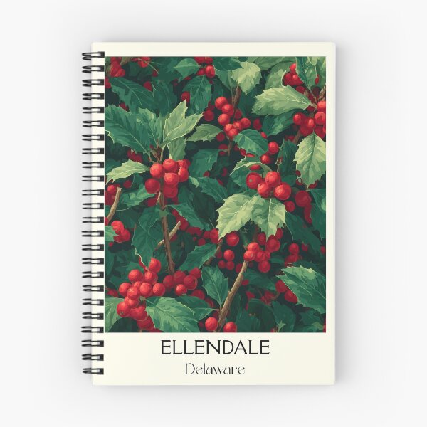 Item preview, Ellendale Delaware Holly Berries | Botanical Art Print designed and sold by TuncGK.