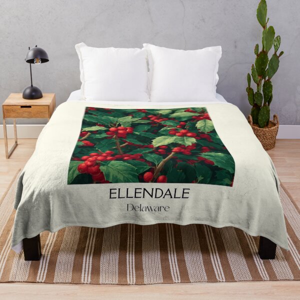 Item preview, Ellendale Delaware Holly Berries | Botanical Art Print designed and sold by TuncGK.