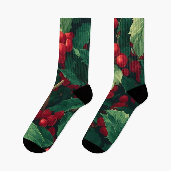 Item preview, Ellendale Delaware Holly Berries | Botanical Art Print designed and sold by TuncGK.