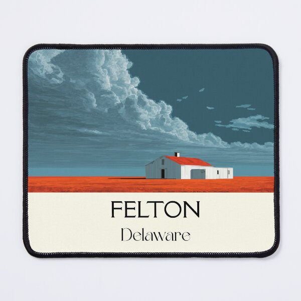 Item preview, Felton Delaware Rural Sky | Minimalist Landscape Art Print designed and sold by TuncGK.