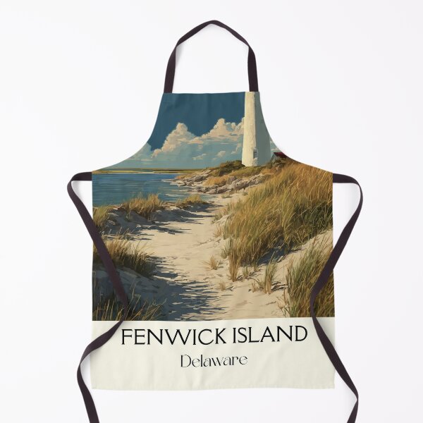 Item preview, Fenwick Island Delaware Lighthouse | Coastal Art Print designed and sold by TuncGK.