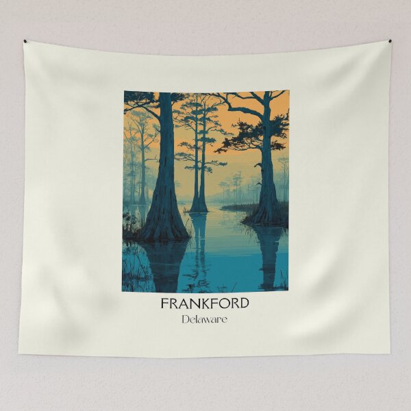Item preview, Frankford Delaware Cypress Swamp | Tranquil Waters Art Print designed and sold by TuncGK.