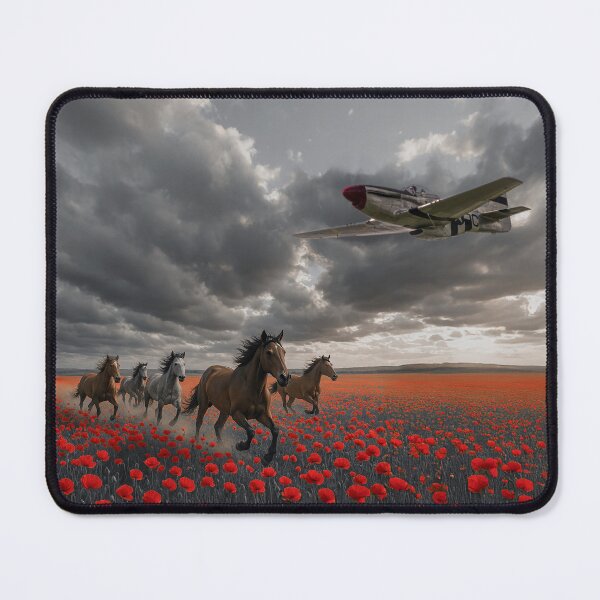 Item preview, Armistice Mustang Wild Horses designed and sold by Airpower Art.