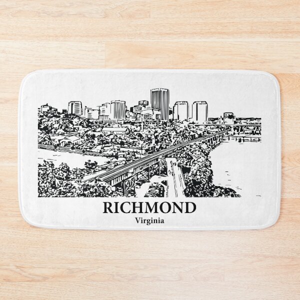 Artikelvorschau, Richmond - Virginia entworfen und verkauft von Lakeric Cityscapes.