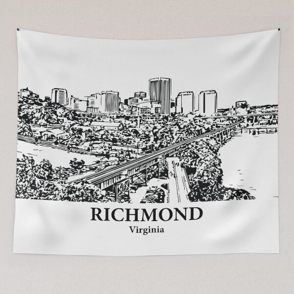 Artikelvorschau, Richmond - Virginia entworfen und verkauft von Lakeric Cityscapes.