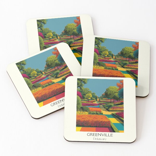 Item preview, Greenville Delaware Formal Gardens | Estate Landscape Art designed and sold by TuncGK.