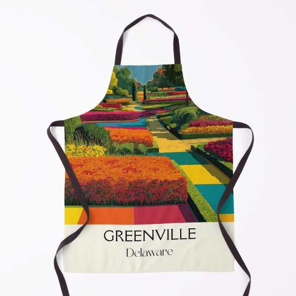 Item preview, Greenville Delaware Formal Gardens | Estate Landscape Art designed and sold by TuncGK.