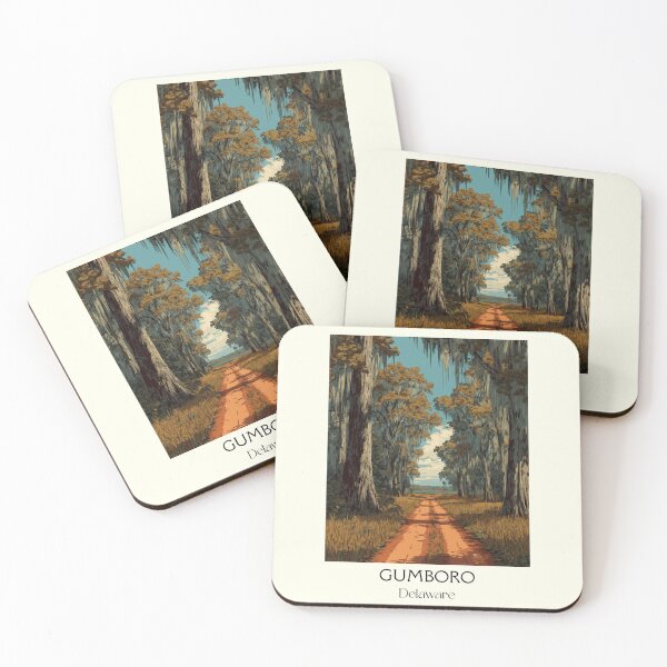 Item preview, Gumboro Delaware Dirt Road | Cypress Swamp Art Print designed and sold by TuncGK.