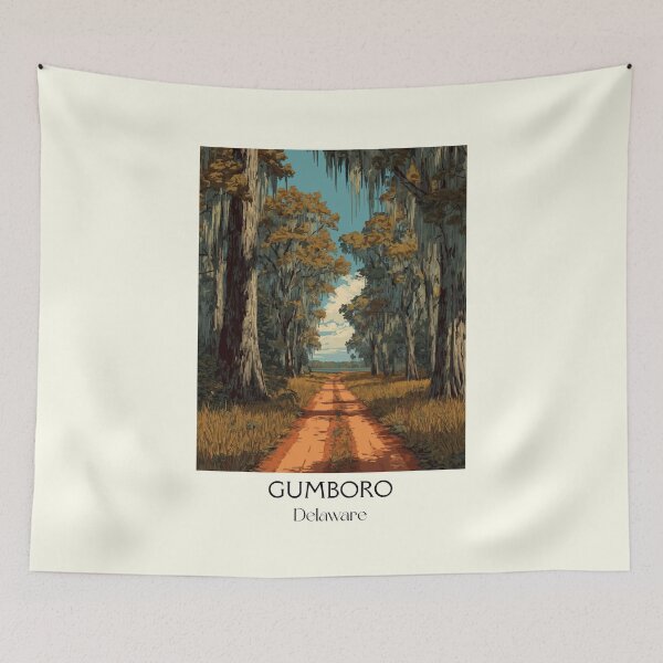 Item preview, Gumboro Delaware Dirt Road | Cypress Swamp Art Print designed and sold by TuncGK.