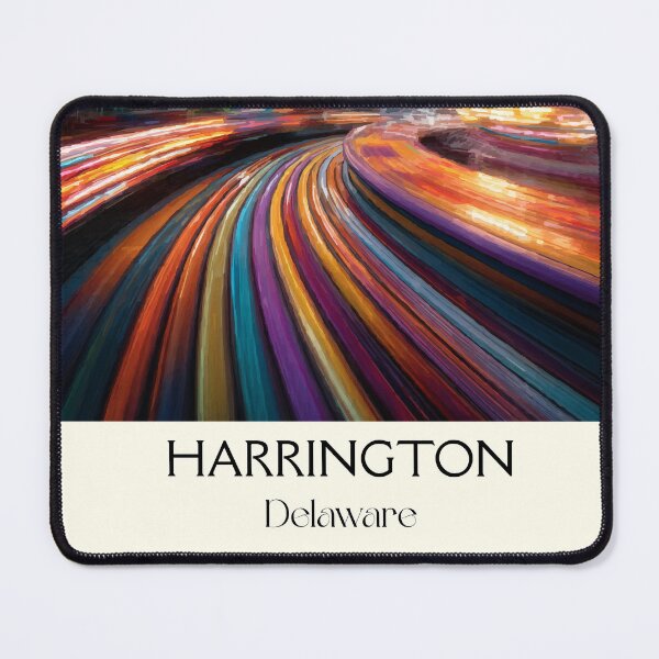 Item preview, Harrington Delaware Fairgrounds | Abstract Motion Art Print designed and sold by TuncGK.