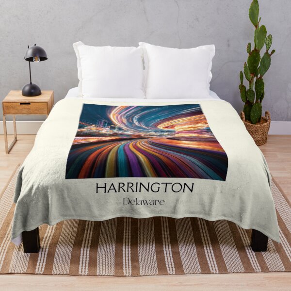 Item preview, Harrington Delaware Fairgrounds | Abstract Motion Art Print designed and sold by TuncGK.