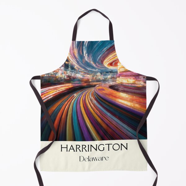 Item preview, Harrington Delaware Fairgrounds | Abstract Motion Art Print designed and sold by TuncGK.