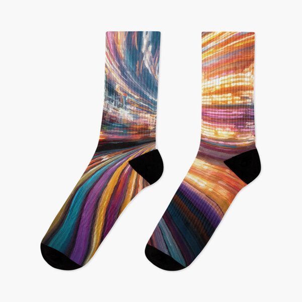 Item preview, Harrington Delaware Fairgrounds | Abstract Motion Art Print designed and sold by TuncGK.