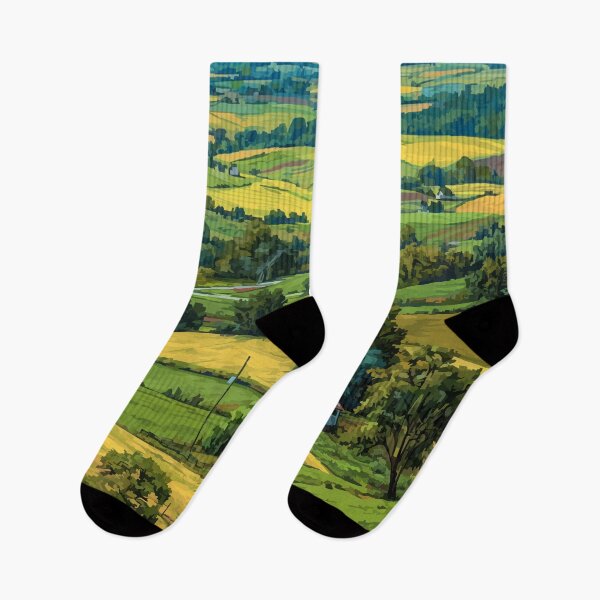 Item preview, Hockessin Delaware Rolling Hills | Piedmont Landscape Art designed and sold by TuncGK.