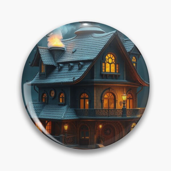 Item preview, Steampunk Fantasy House – A mystical masterpiece by KI artist FotoworldEdel designed and sold by FotoworldEdel.