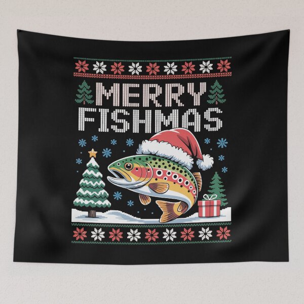 Item preview, Merry Fishmas Fishing Ugly Christmas  designed and sold by Patricsselin.