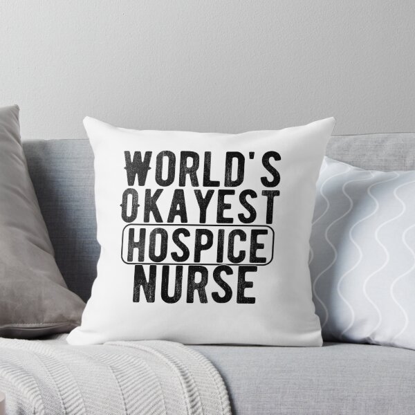 Item preview, World's Okayest Hospice Nurse designed and sold by belladesign7.