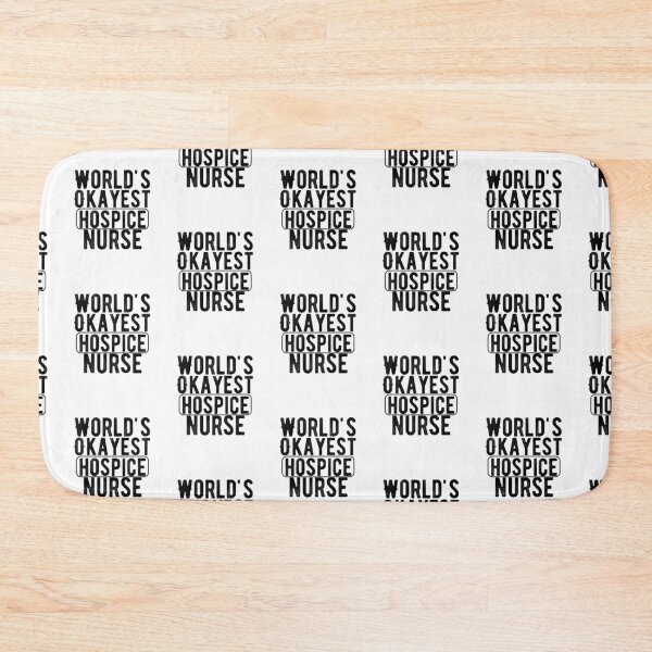 Item preview, World's Okayest Hospice Nurse designed and sold by belladesign7.