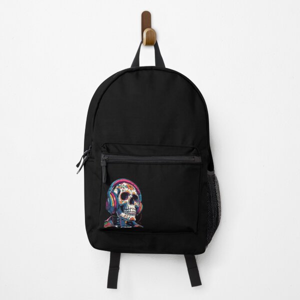 Item preview, DJ Calavera - Music Lover Sugar Skull designed and sold by DarylWelsh2024.