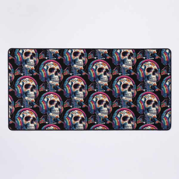 Item preview, DJ Calavera - Music Lover Sugar Skull designed and sold by DarylWelsh2024.